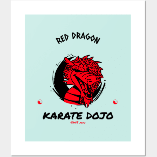 Red Dragon | Karate Dojo Posters and Art